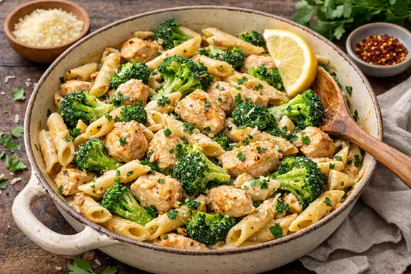 chicken broccoli pasta