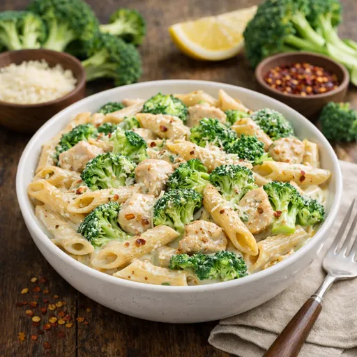 Creamy Chicken Broccoli Pasta